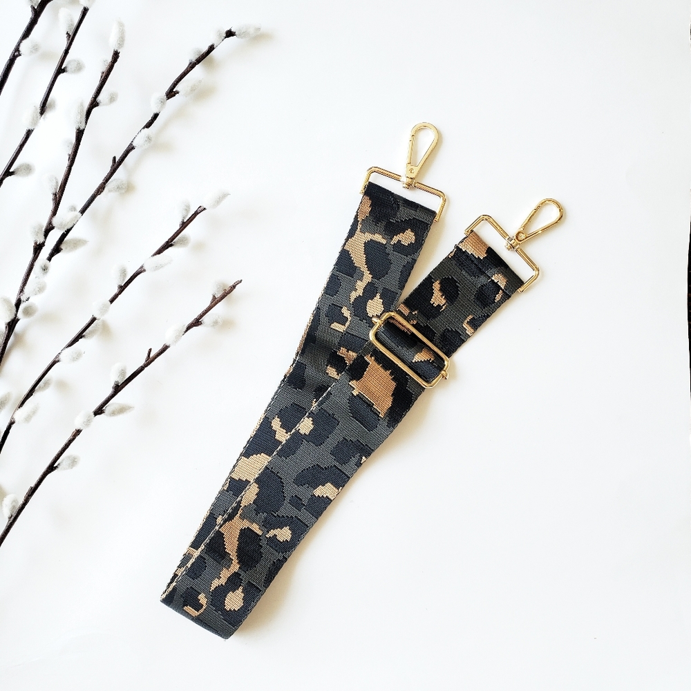 Adjustable Guitar Handbag Strap - Animal Print - NEW